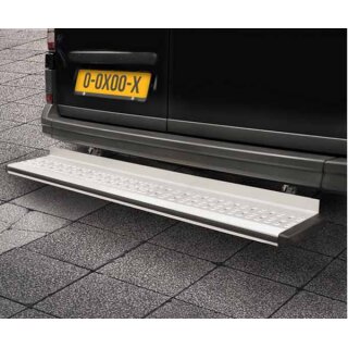 Hecktrittstufe mit großer Trittfläche für VW Crafter - ab 2018