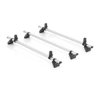 3x Schwerlast Dachträger aus Aluminium für Fiat Doblo - ab 2022