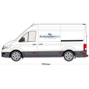 Alu-Riffelblech-Bodenplatte für VW Crafter - L3