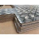 Aluminum checker plate floor panel for VW Crafter - L4