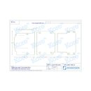 Aluminum checker plate floor panel for VW Crafter - L4