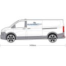 Alu-Riffelblech-Laderaumverkleidung für VW T7 - L2