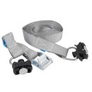Klemmschlossgurt 3,5 m mit Airline-Endfittings – 25 mm