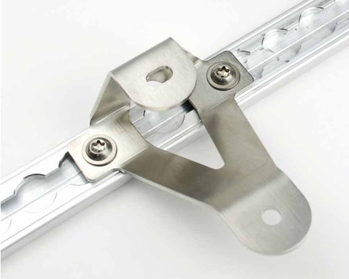 Dachträgerfuss - Winkel - 40 mm Edelstahl