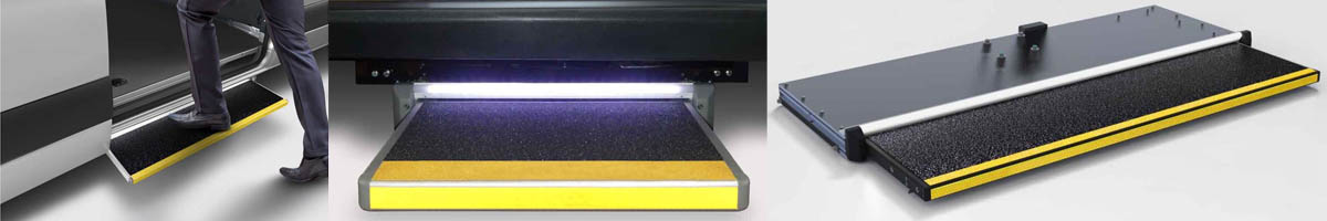 elektrische Trittstufen für Transporter und Camper