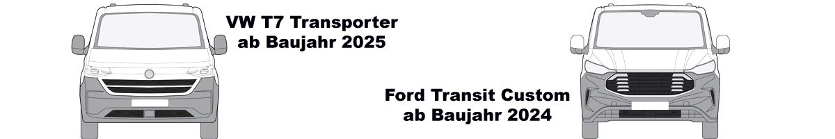 VW T7 Transporter und Ford Custom Zubehör