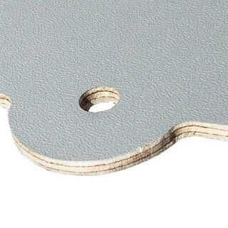 Birkenperrholz 4 mm - grau beschichtet