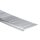 Edelstahl 0,6 mm silber satiniert(leicht gebürstet)