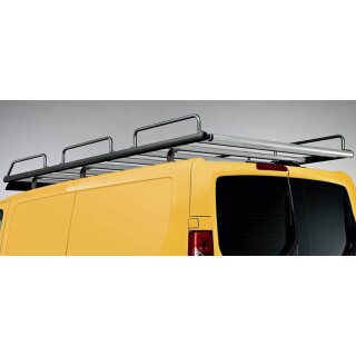 offene Dachreling - Schwarz pulverbeschichtet