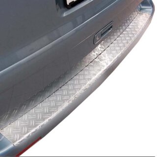 Aluminum - Checkered, silver anodized